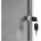 Bi-Office Enclore Grey Felt Notice Board Display Case, 12xA4, Aluminium Frame