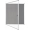 Bi-Office Enclore Grey Felt Notice Board Display Case, 20xA4, Aluminium Frame