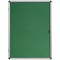 Bi-Office Enclore Green Felt Noticeboard Display Case, 9xA4, Aluminium Frame