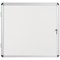 Bi-Office Earth Enclore Magnetic Whiteboard Display Case, 6xA4, Aluminium Frame