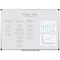 Bi-Office Maya Enamel Magnetic Whiteboard, 900x600mm