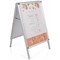 Bi-Office Freestanding A-Frame Poster Display, Aluminium Frame, A0