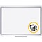 Bi-Office Expression Projection and Magnetic Whiteboard, Aluminium Frame, 900x600mm