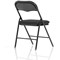 Sicily Folding Chair, Black, Pack of 4