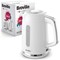 Breville VKT257 Bold Kettle, 3kw, 1.7 Litres, White/Chrome