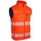 Beeswift Deltic Hi-Vis Gilet, Orange, XL