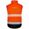 Beeswift Deltic Hi-Vis Two Tone Gilet, Orange & Black, Small