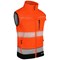 Beeswift Deltic Hi-Vis Two Tone Gilet, Orange & Black, XL