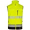 Beeswift Deltic Hi-Vis Two Tone Gilet, Saturn Yellow & Black, 3XL