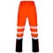 Beeswift Deltic Hi-Vis Two Tone Overtrousers, Orange & Black, 3XL