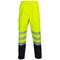 Beeswift Deltic Hi-Vis Two Tone Overtrousers, Saturn Yellow & Navy Blue, 4XL