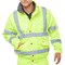 Beeswift High Visibility Fleece Lined Bomber Jacket, Saturn Yellow, 4XL