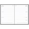 Collins A4 Desk Diary, Week To View, Black, 2025