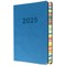 Collins Edge Rainbow A5 Appointment Diary, Day Per Page, Blue, 2025