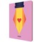 Collins A5 Peace Love Heart Design Diary, Week To View, Pink, 2025