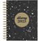 Collins A5 Scandi Terrazzo Design Diary, Day To Page, Black, 2025