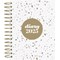 Collins A5 Scandi Terrazzo Design Diary, Day To Page, White, 2025