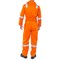 Beeswift Flame Retardant Burgan Anti-Static Boilersuit, Orange, 36