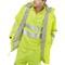 Beeswift Fire Retardant Anti-Static Padded Jacket, Saturn Yellow, 3XL