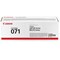 Canon 071 Toner Cartridge, Black