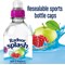 Radnor Splash Sugar Free Apple & Raspberry Flavoured Water, Sports Cap Plastic Bottles, 500ml, Pack of 12