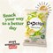 Popchips Crisps Sour Cream and Onion Share Bag, 85g, Pack of 8