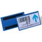 Durable Magnetic Ticket Holder Document Pockets, 150 x 67mm, Blue, Pack of 50