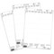 Durable Printable Insert Sheets for Ticket Holders, 100 x 38 mm, 240 Labels