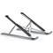 Durable Premium Aluminium Foldable Laptop Stand, Adjustable Tilt, Silver