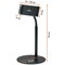 Durable Gooseneck Twist Table Top Tablet Holder, Black