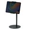 Durable Gooseneck Twist Table Top Tablet Holder, Black