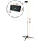 Durable Gooseneck Twist Floor Standing Tablet Holder, Black