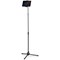 Durable Gooseneck Twist Floor Standing Tablet Holder, Black