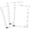 Durable Printable Insert Sheets for Ticket Holders, 150 x 67 mm, 80 Labels