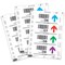 Durable Printable Insert Sheets for Ticket Holders, 150 x 67 mm, 80 Labels