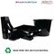 Deflecto Sustainable Desktop Starter Kit, Black