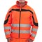 Beeswift Eton Hi-Viz Soft Shell Jacket, Orange & Black, Large