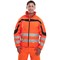 Beeswift Eton Hi-Viz Soft Shell Jacket, Orange & Black, Small