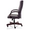 Chesterfield Leather Executive Chair, Burgundy