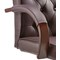 Chesterfield Leather Executive Chair, Burgundy