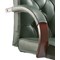 Chesterfield Leather Executive Chair, Green