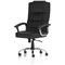 Moore Leather Deluxe Executive Chair, Black