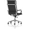 Hawkes Executive Chair, Black PU Chrome Frame