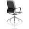 Lucia Executive Chair, Chrome Frame With Chrome Glides, Black