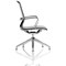 Lucia Executive Chair, Chrome Frame With Chrome Glides, Black