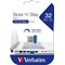 Verbatim Store 'n' Stay USB 3.0 Flash Drive, 32GB