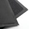 Doortex Flat Edging Full Anti-slip PVC Backing Meshmat, 400x600mm, Metallic Grey