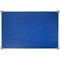 5 Star Noticeboard, Aluminium Trim, W900mmxH600mm, Blue