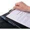 5 Star Fold-over Clipboard with Front Pocket, Foolscap, Black