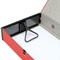 5 Star Box File, Spring Lock, 75mm Spine, Foolscap, Red, Pack of 5